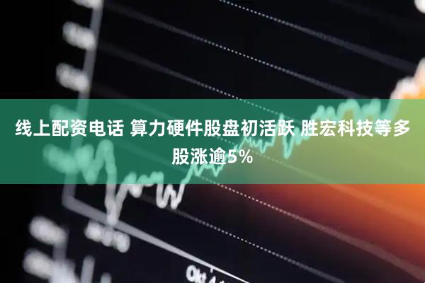 线上配资电话 算力硬件股盘初活跃 胜宏科技等多股涨逾5%